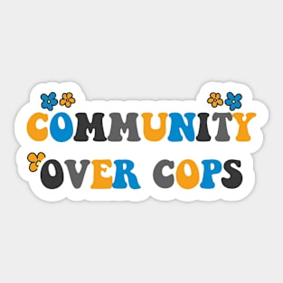 Community outreach Sticker